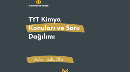 TYT Kimya Konuları ve Soru Dağılımı